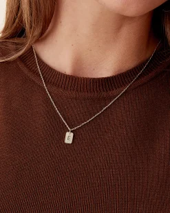 PAVOI Layered|Pendants-Dog Tag Necklace