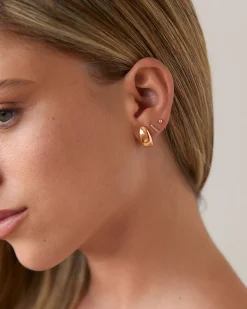 PAVOI Hoops-Dome Huggie Earring