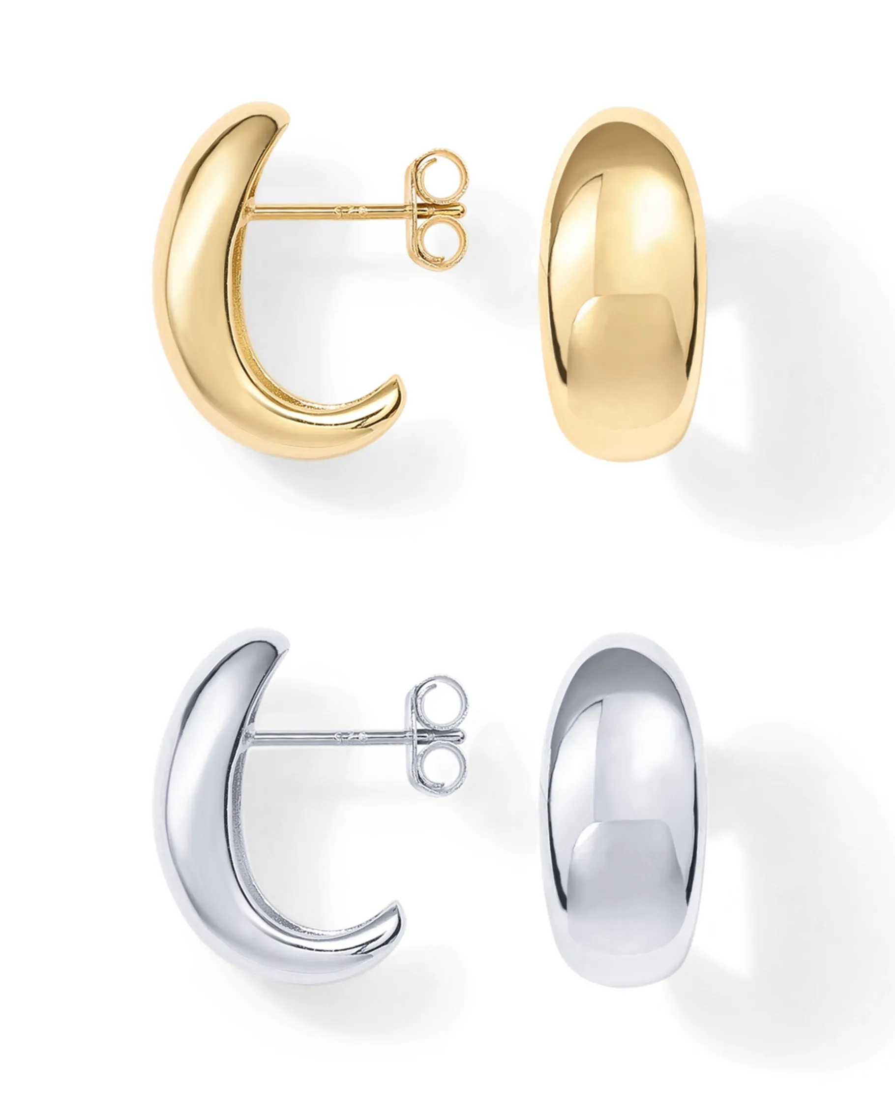 PAVOI Hoops-Dome Huggie Earring