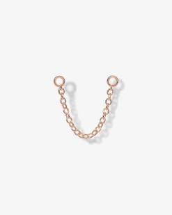 PAVOI Other Accessories|Dangle & Threader-Double Piercing Earrings Link Chain