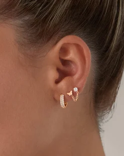PAVOI Other Accessories|Dangle & Threader-Double Piercing Earrings Link Chain