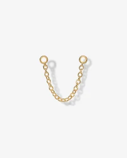PAVOI Other Accessories|Dangle & Threader-Double Piercing Earrings Link Chain