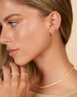 PAVOI Other Accessories|Dangle & Threader-Double Piercing Earrings Link Chain