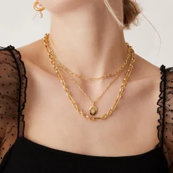 PAVOI Pendants|Layered-Double Star Pendant