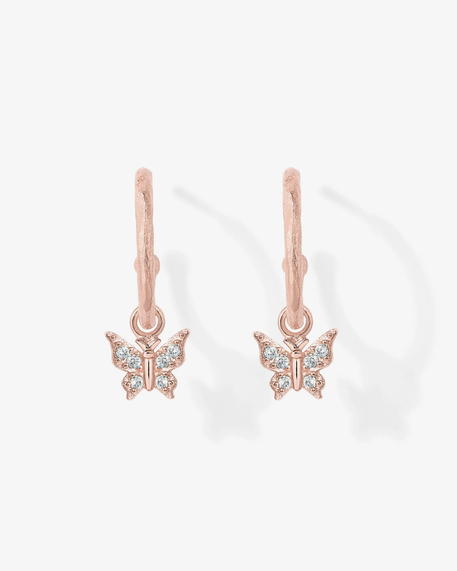 PAVOI Dangle & Threader|Hoops-Drop Butterfly Hoops