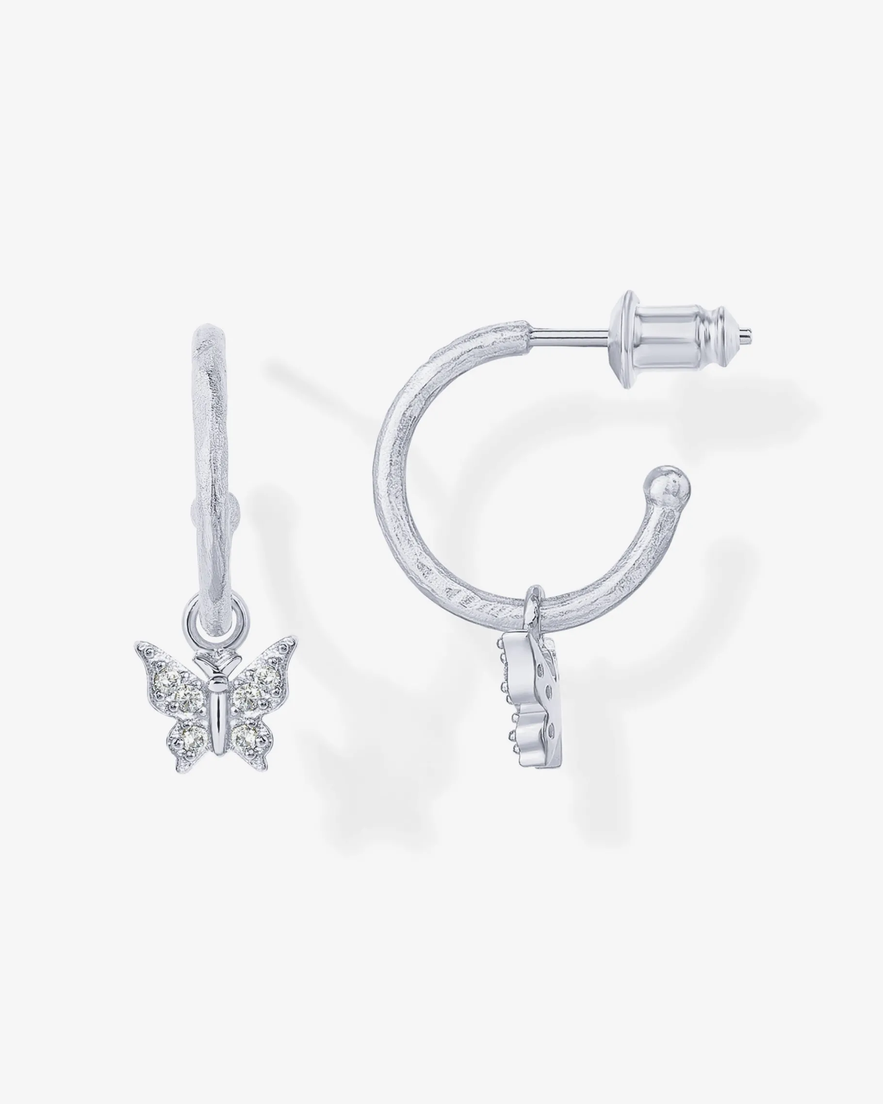 PAVOI Dangle & Threader|Hoops-Drop Butterfly Hoops