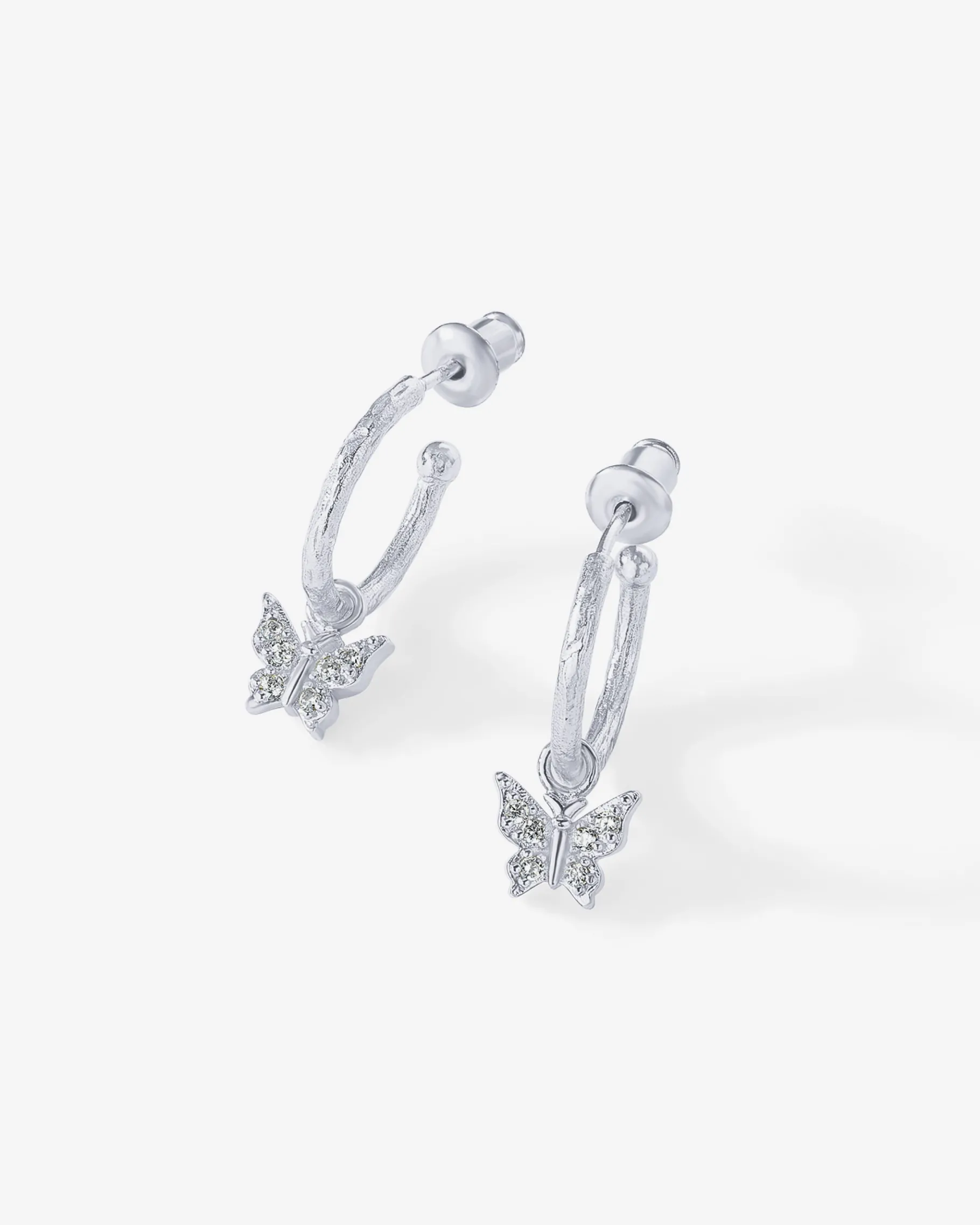PAVOI Dangle & Threader|Hoops-Drop Butterfly Hoops