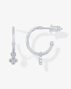 PAVOI Dangle & Threader|Hoops-Drop Clover Hoops