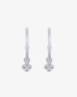PAVOI Dangle & Threader|Hoops-Drop Clover Hoops
