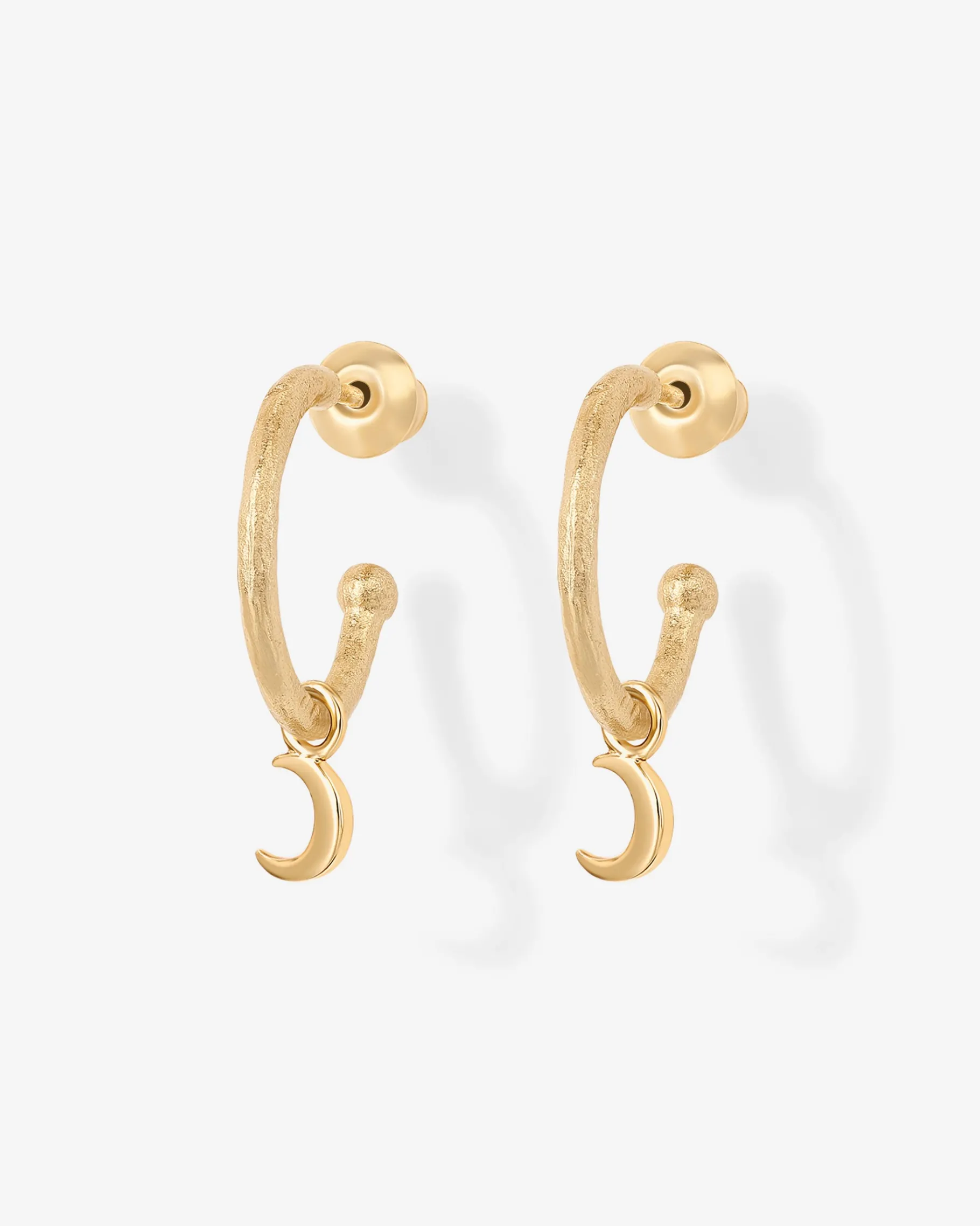PAVOI Dangle & Threader|Hoops-Drop Moon Hoops