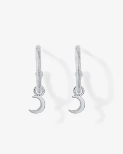 PAVOI Dangle & Threader|Hoops-Drop Moon Hoops