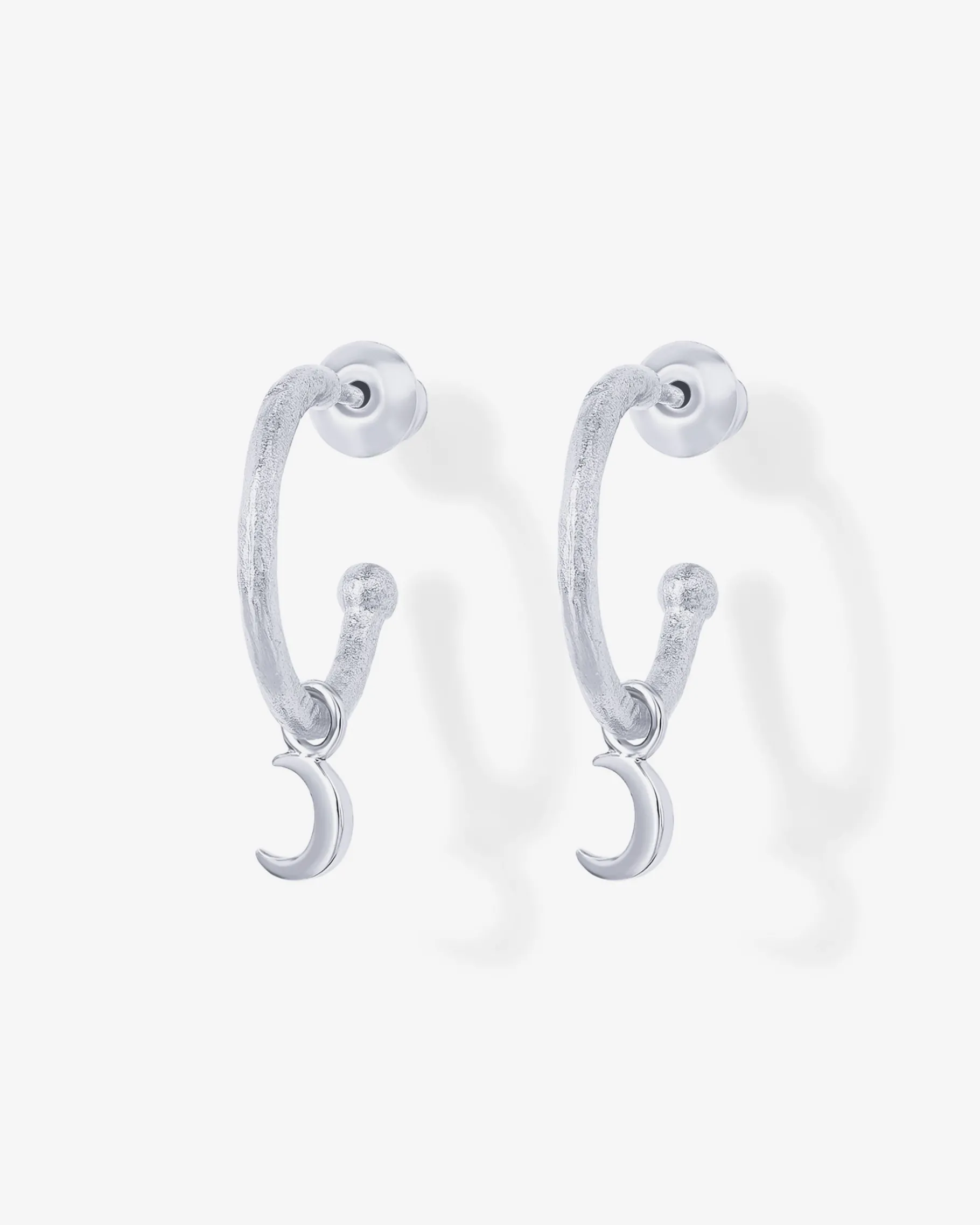 PAVOI Dangle & Threader|Hoops-Drop Moon Hoops