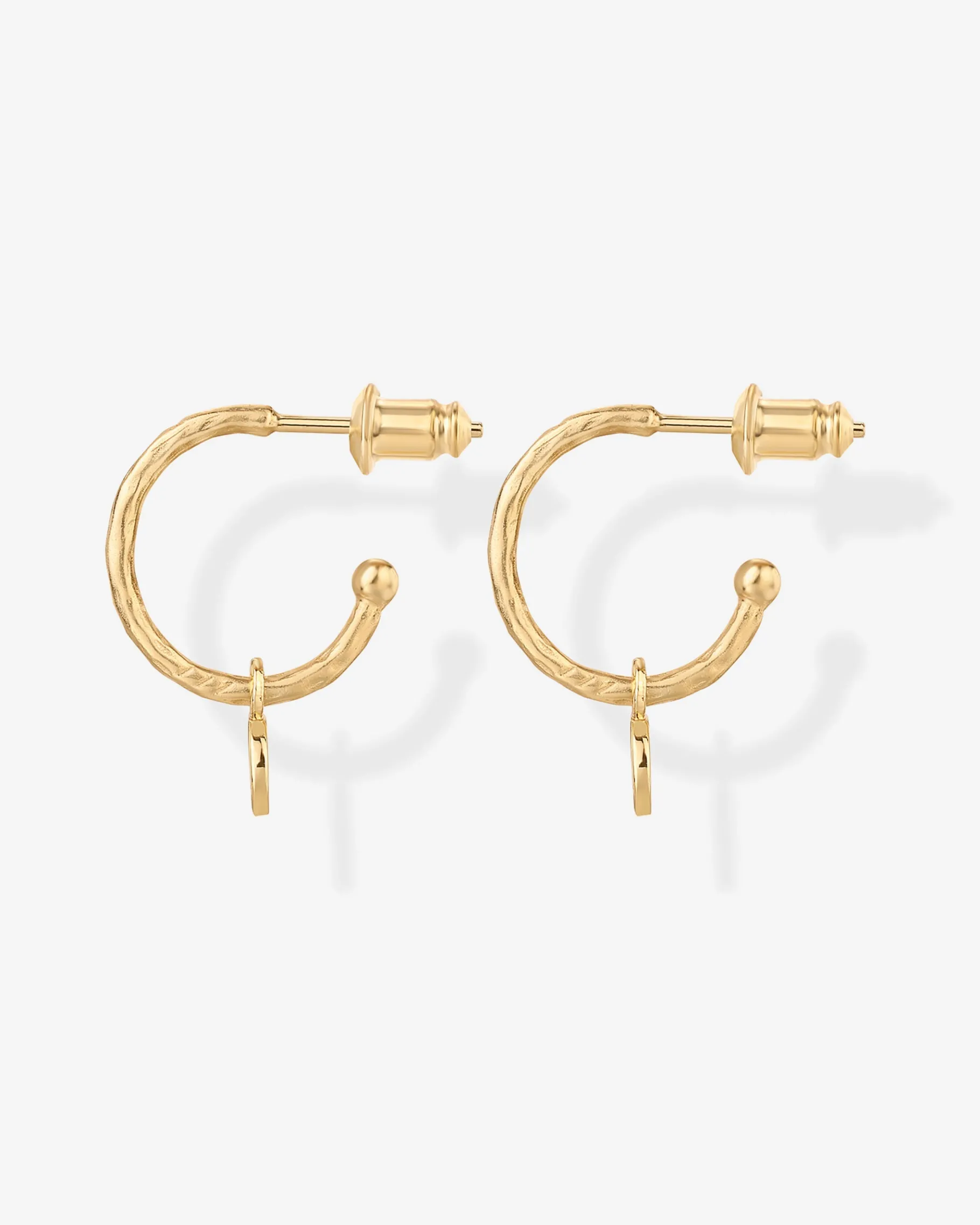 PAVOI Dangle & Threader|Hoops-Drop Moon Hoops