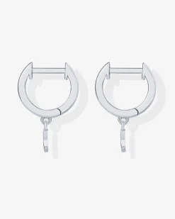 PAVOI Dangle & Threader|Huggies-Drop Moon Huggies