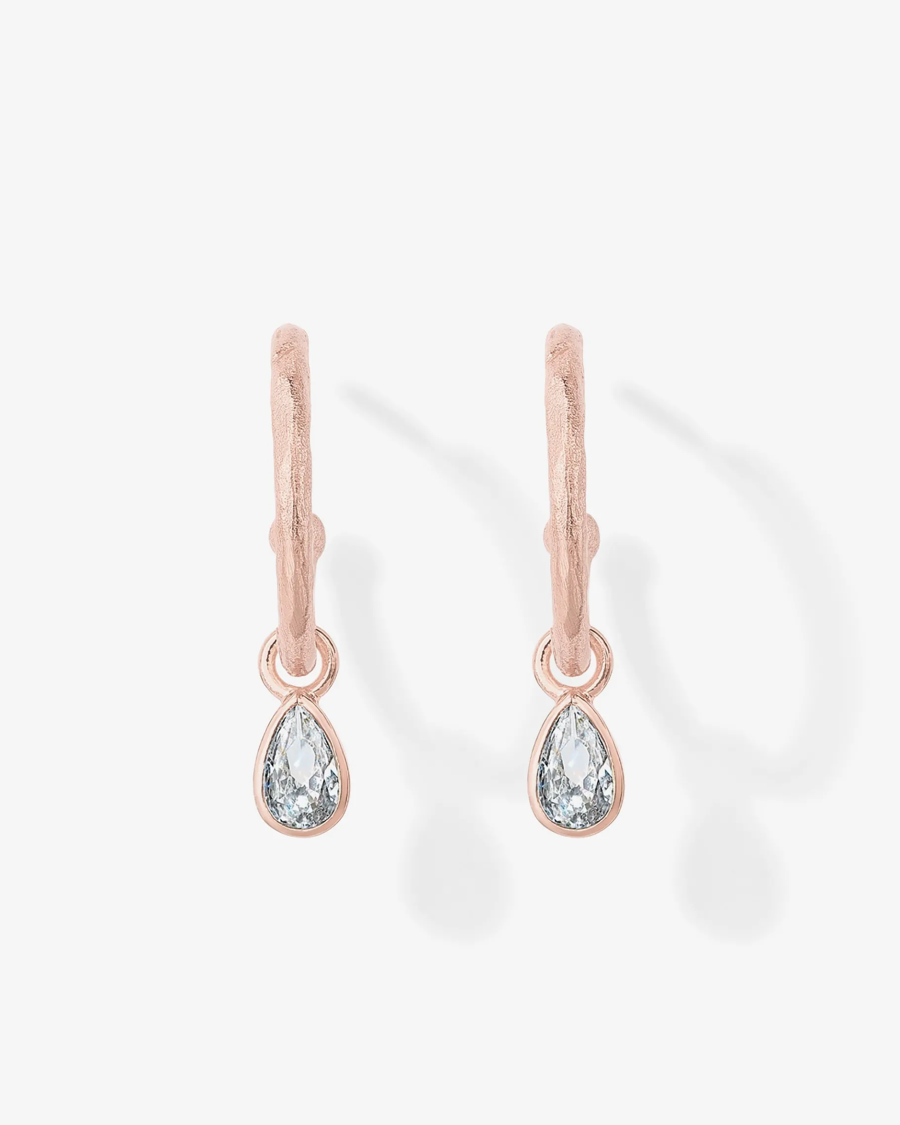 PAVOI Dangle & Threader|Hoops-Drop Pear Hoop