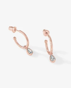 PAVOI Dangle & Threader|Hoops-Drop Pear Hoop