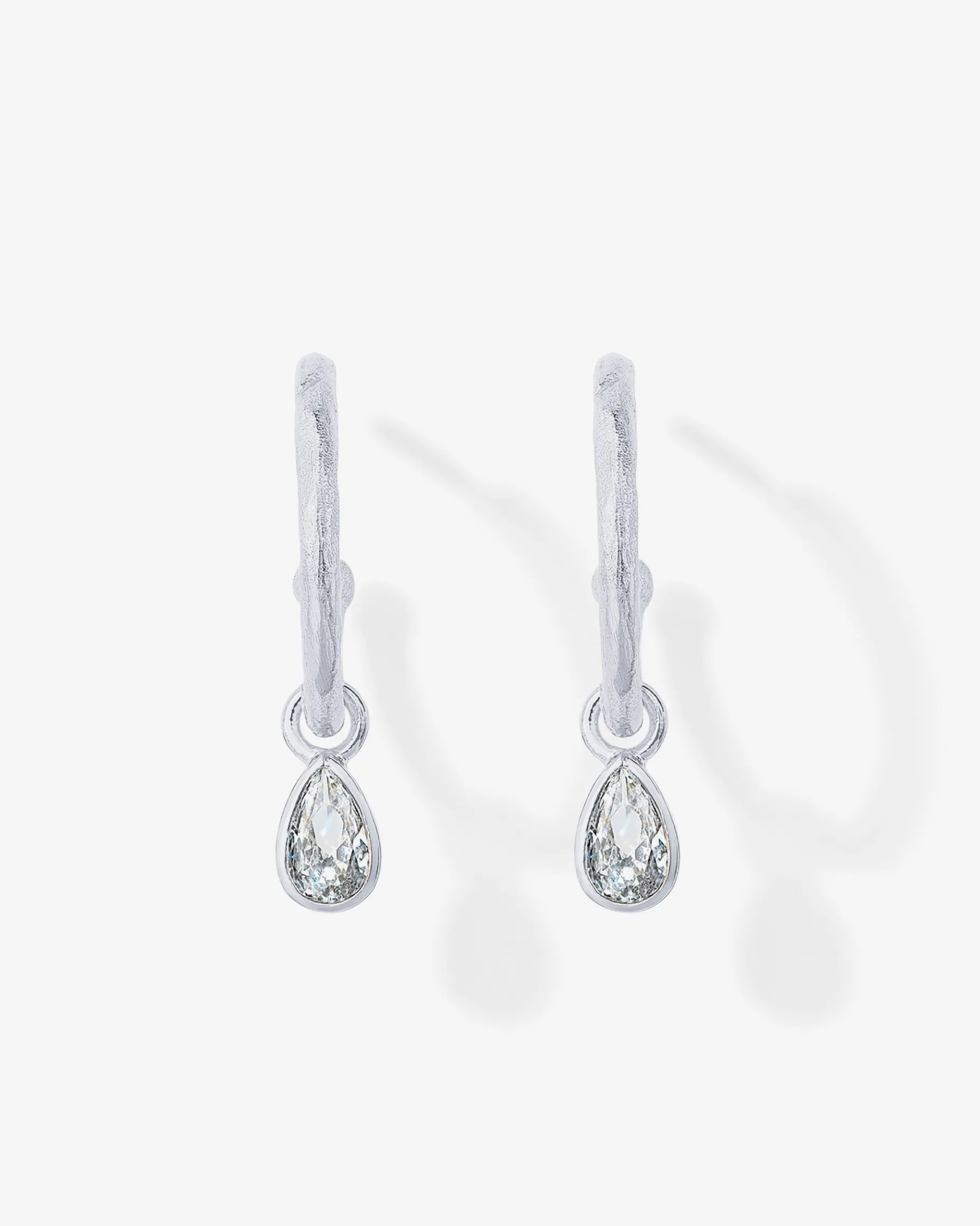 PAVOI Dangle & Threader|Hoops-Drop Pear Hoop