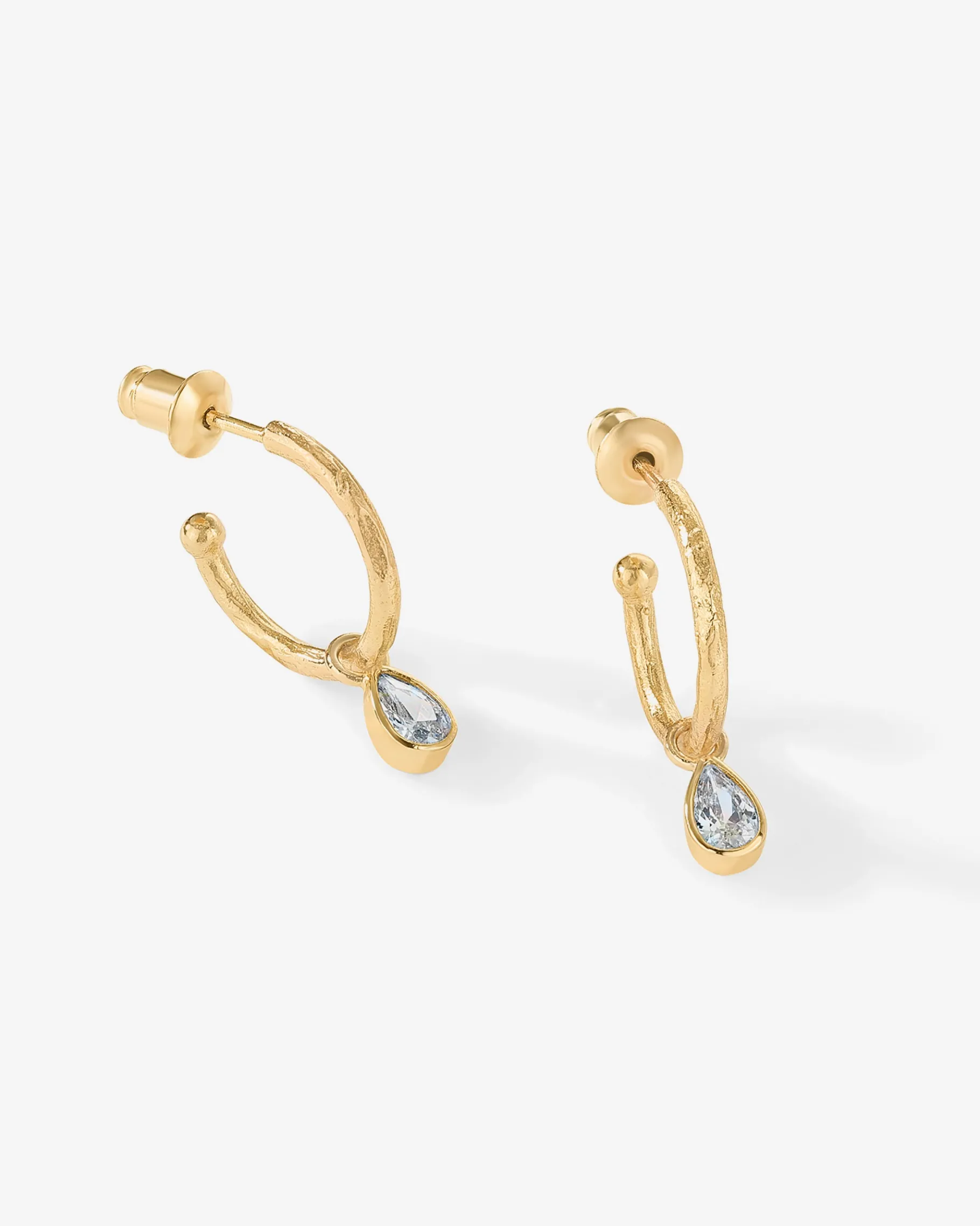 PAVOI Dangle & Threader|Hoops-Drop Pear Hoop