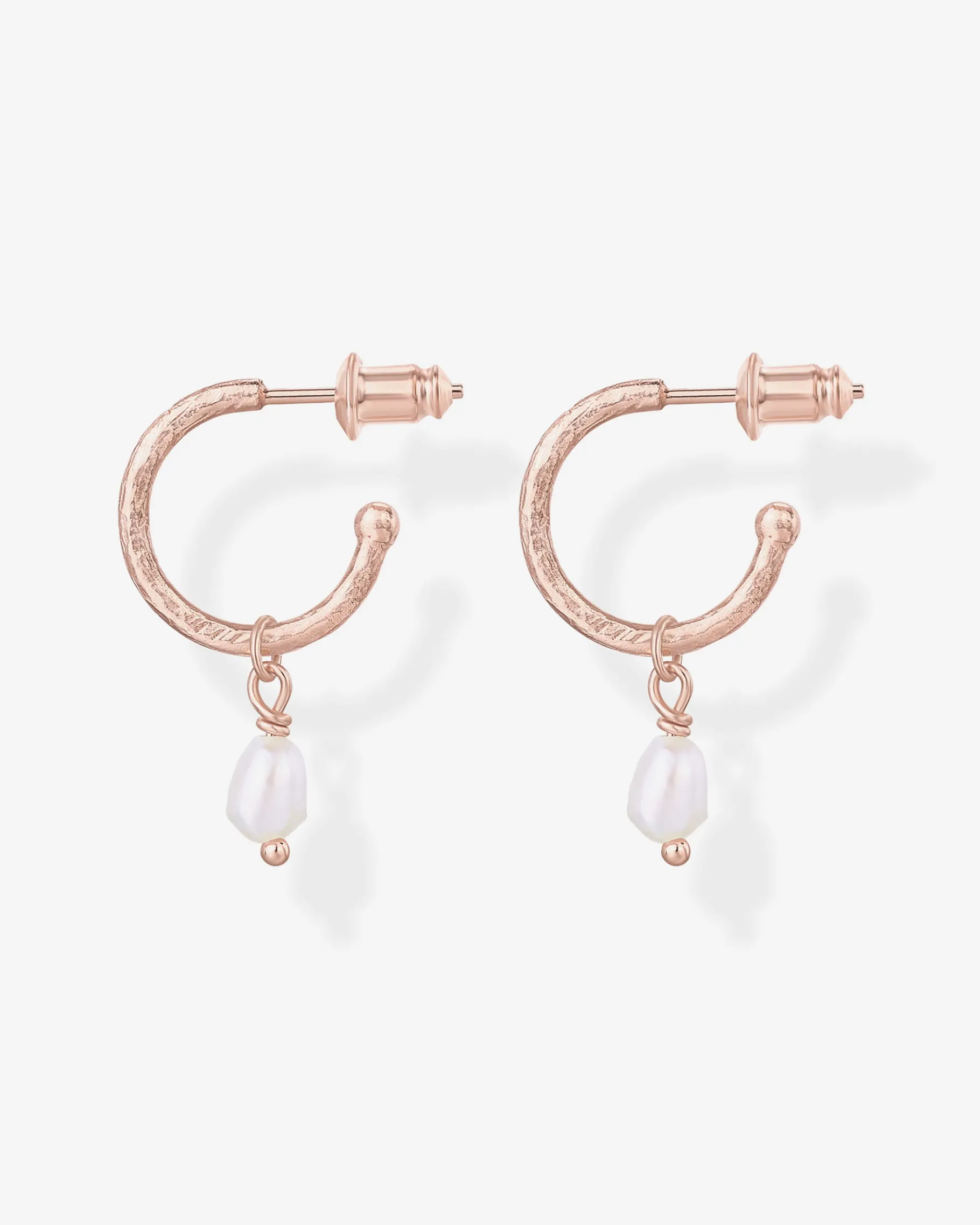 PAVOI Dangle & Threader|Hoops-Drop Pearl Hoops