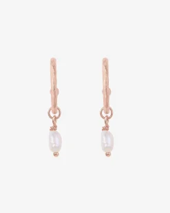 PAVOI Dangle & Threader|Hoops-Drop Pearl Hoops