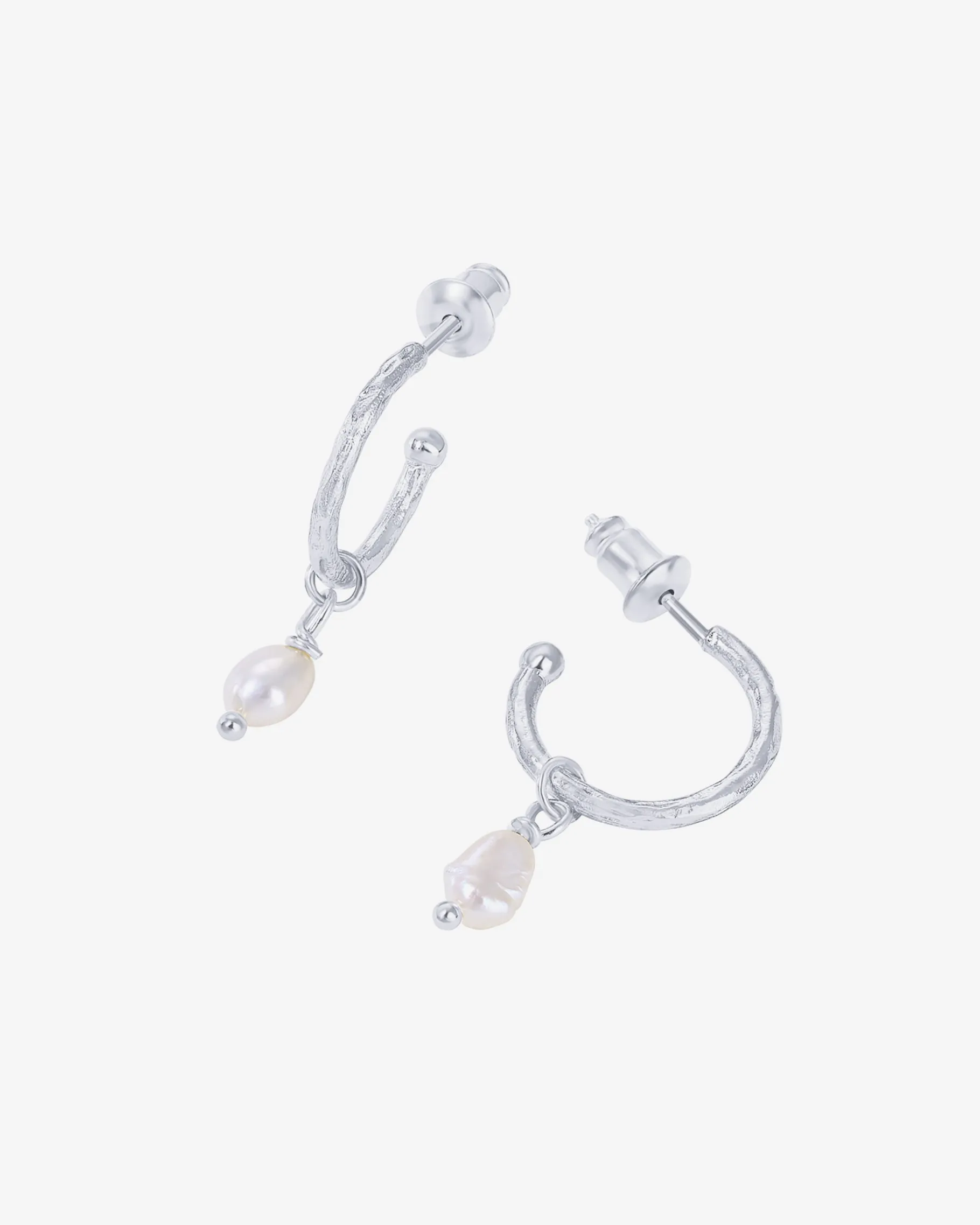 PAVOI Dangle & Threader|Hoops-Drop Pearl Hoops