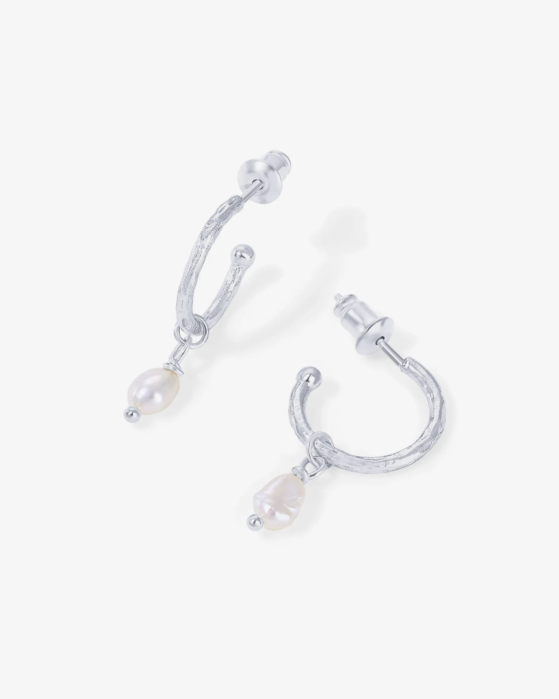 PAVOI Dangle & Threader|Hoops-Drop Pearl Hoops