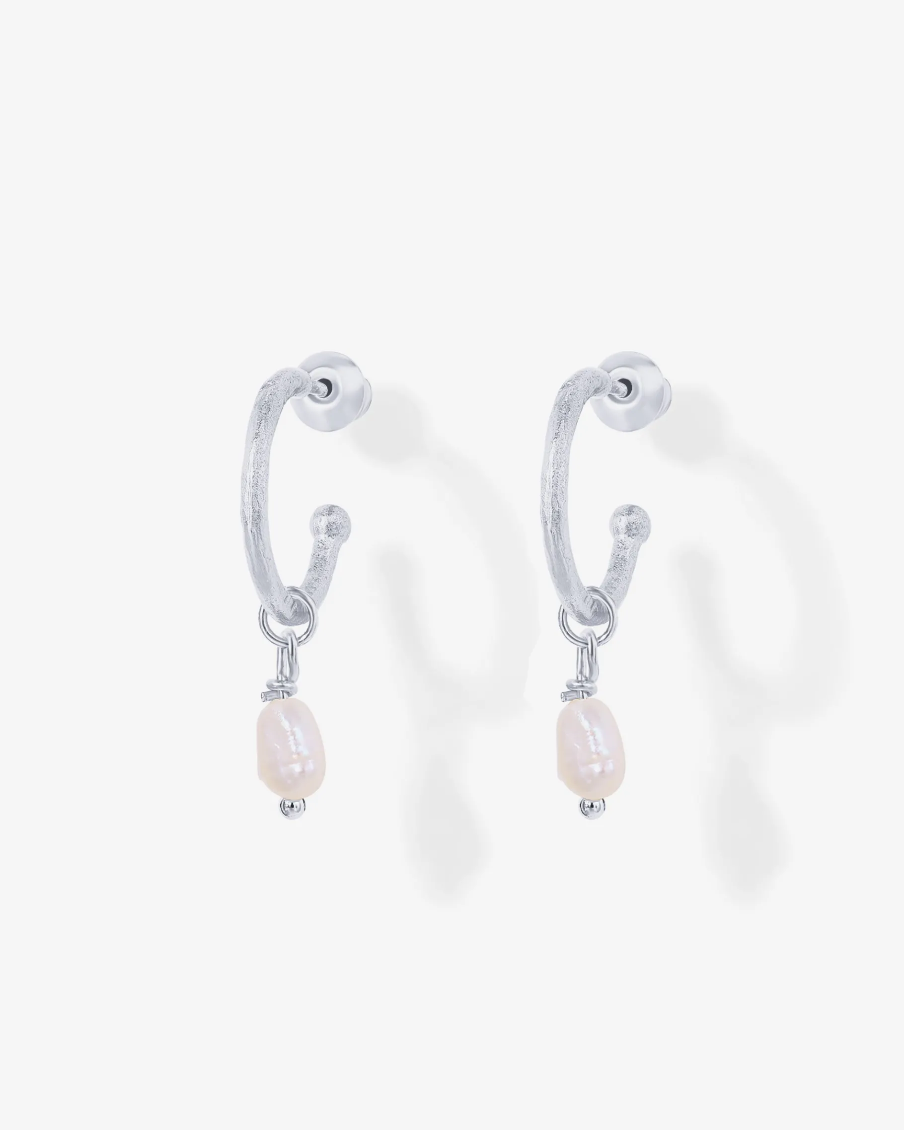 PAVOI Dangle & Threader|Hoops-Drop Pearl Hoops