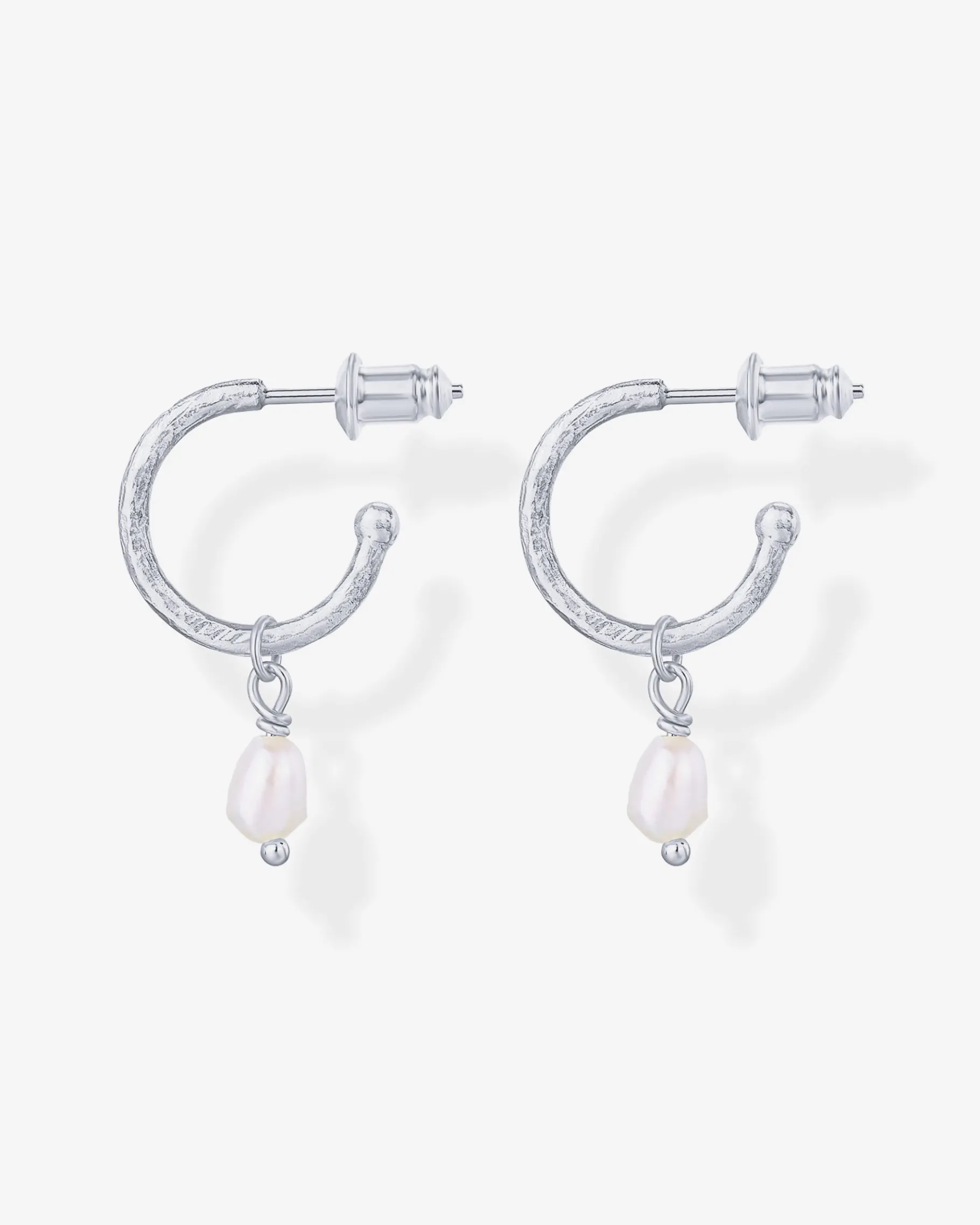 PAVOI Dangle & Threader|Hoops-Drop Pearl Hoops