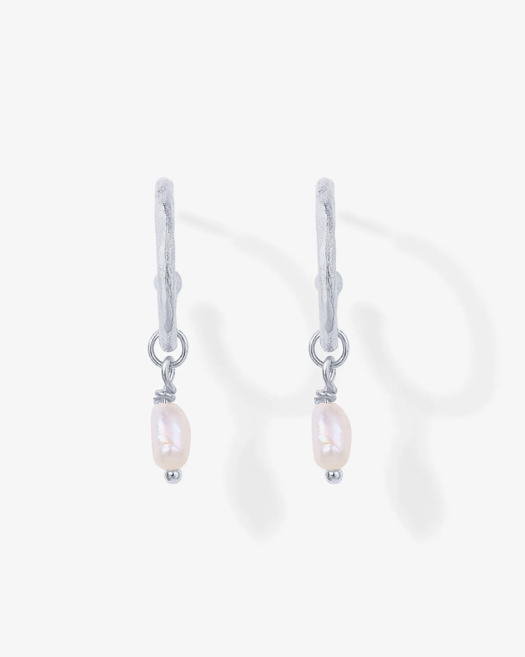 PAVOI Dangle & Threader|Hoops-Drop Pearl Hoops