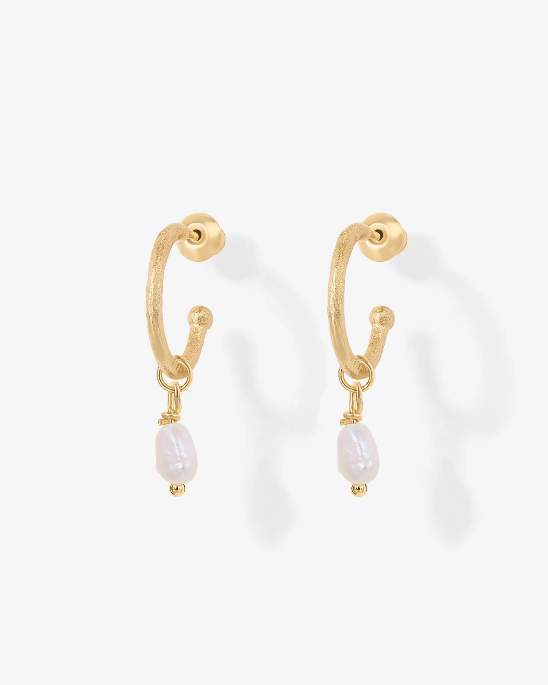 PAVOI Dangle & Threader|Hoops-Drop Pearl Hoops