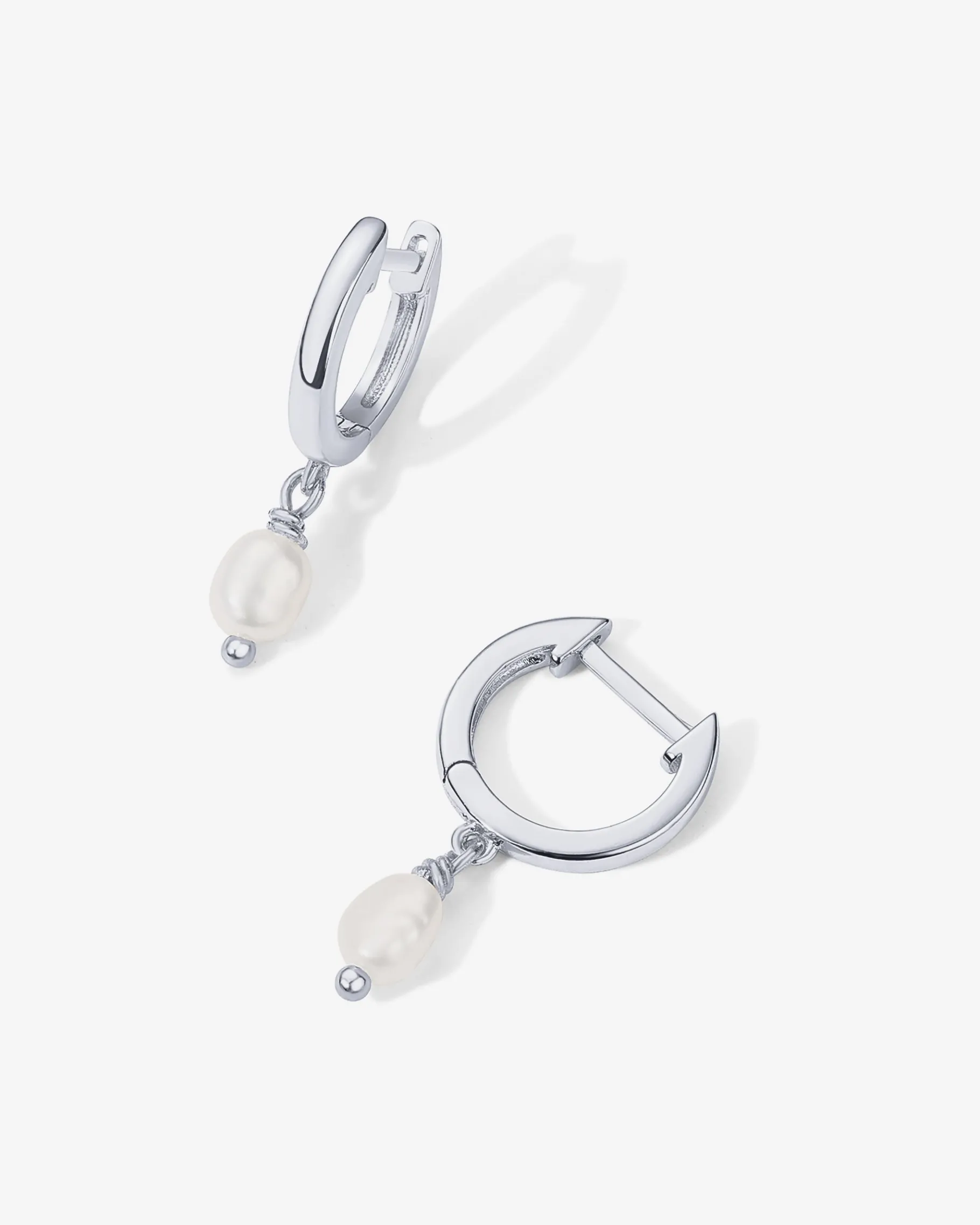 PAVOI Dangle & Threader|Huggies-Drop Pearl Huggies