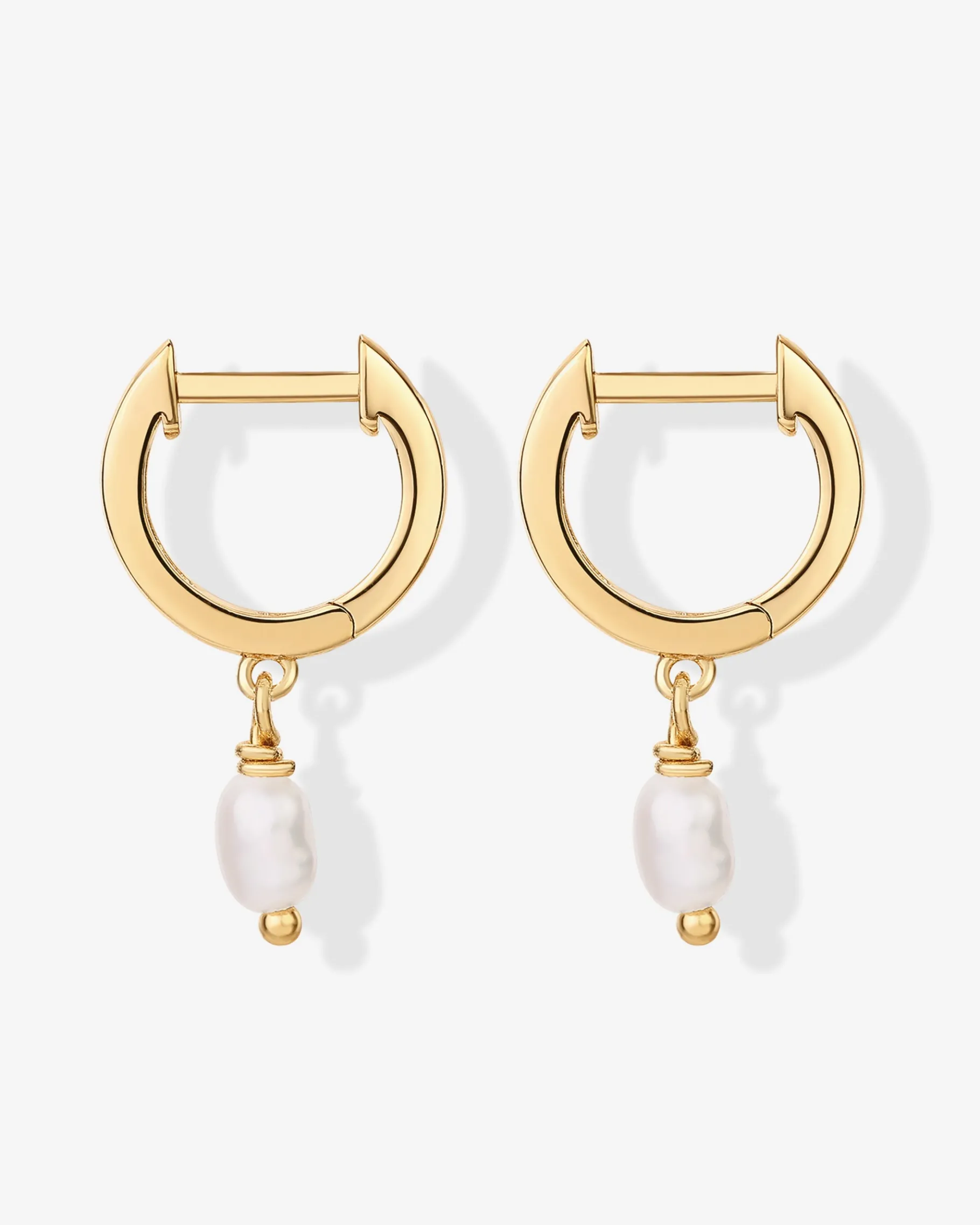 PAVOI Dangle & Threader|Huggies-Drop Pearl Huggies