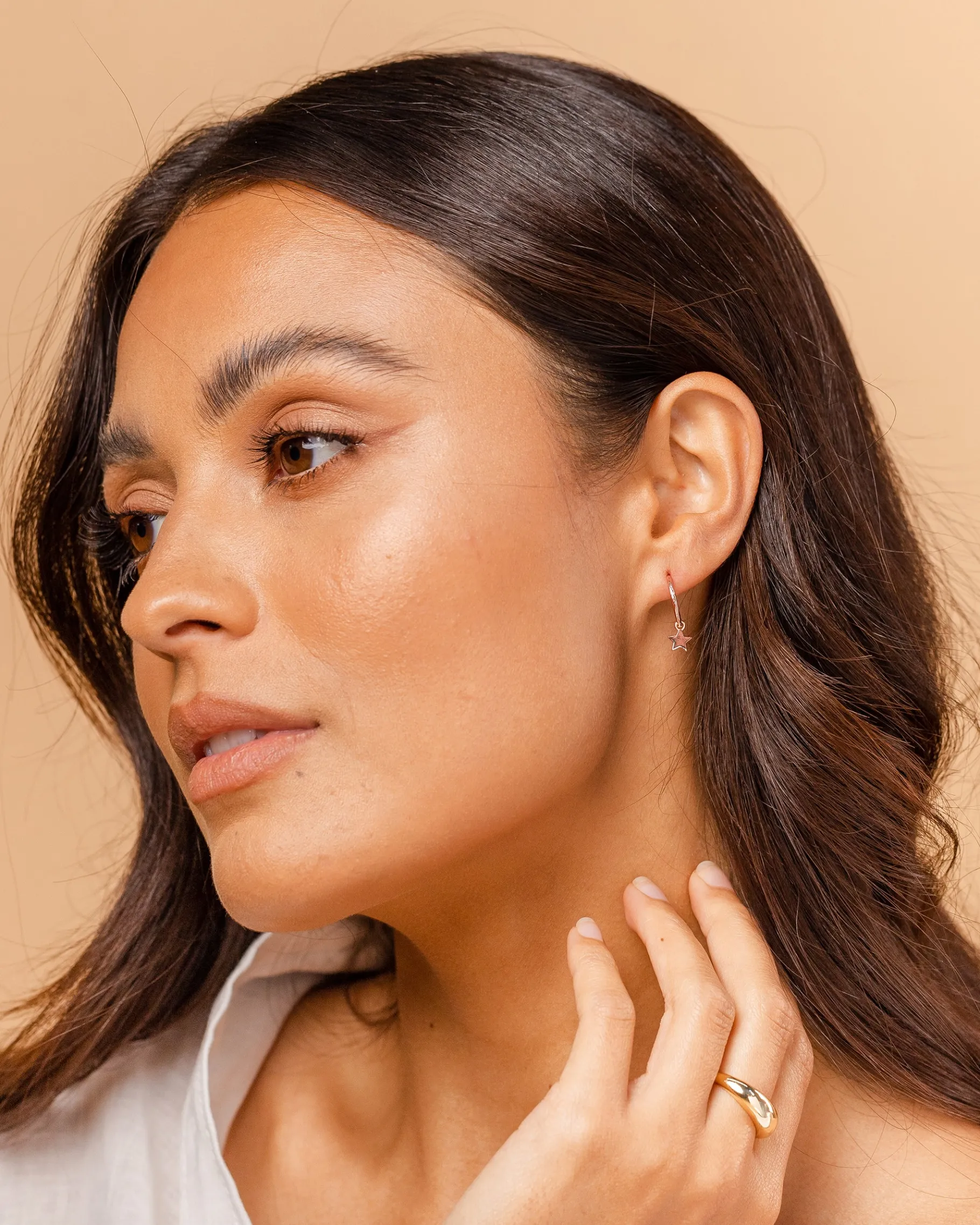 PAVOI Dangle & Threader|Hoops-Drop Star Hoops