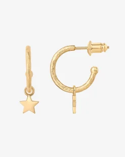 PAVOI Dangle & Threader|Hoops-Drop Star Hoops