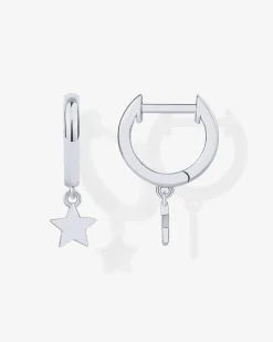 PAVOI Dangle & Threader|Huggies-Drop Star Huggies