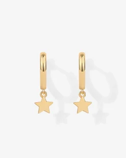 PAVOI Dangle & Threader|Huggies-Drop Star Huggies