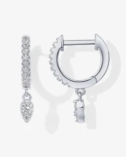 PAVOI Dangle & Threader|Huggies-Drop Tear Huggie