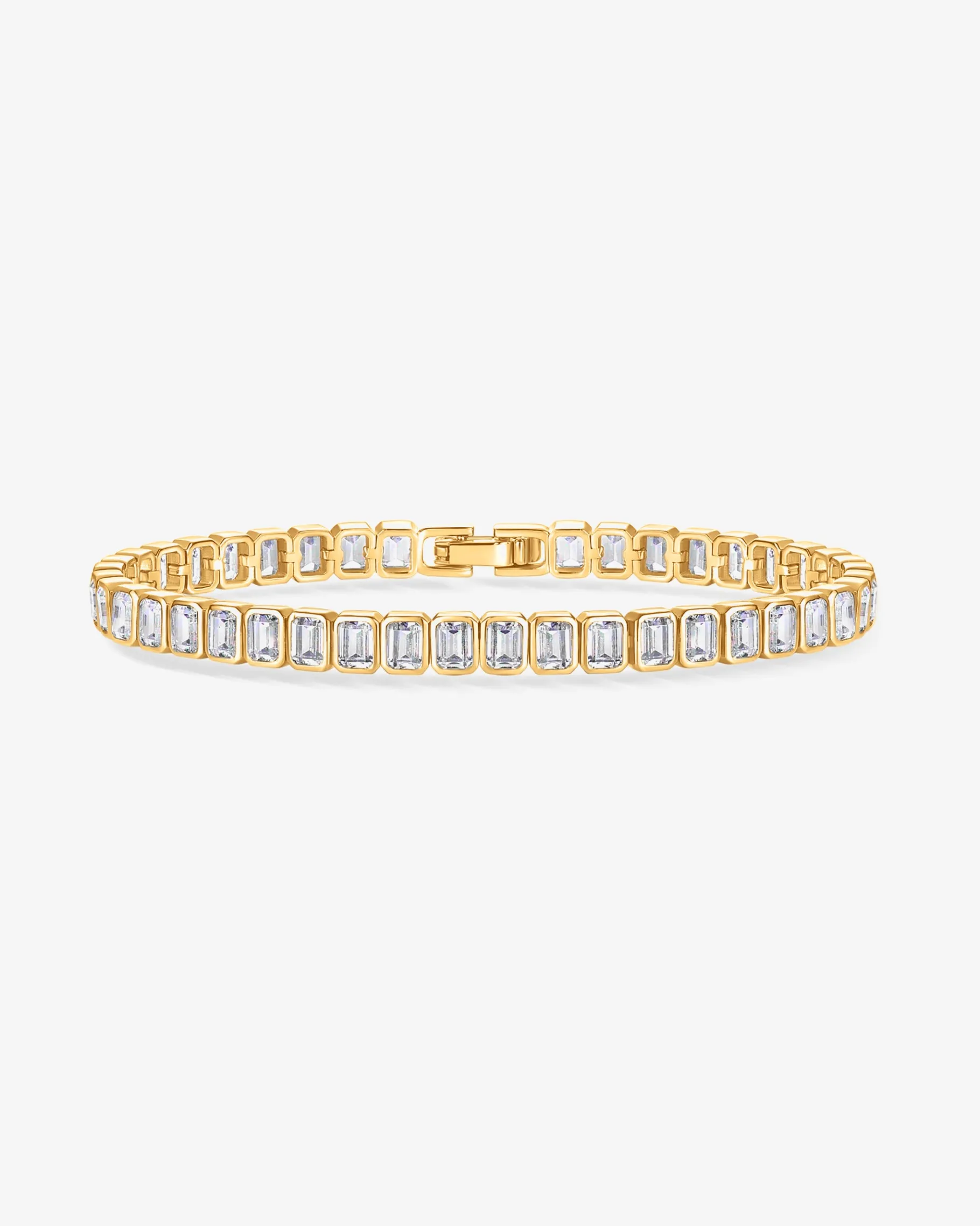 PAVOI Tennis-Emerald-Cut Tennis Bracelet