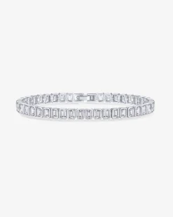 PAVOI Tennis-Emerald-Cut Tennis Bracelet