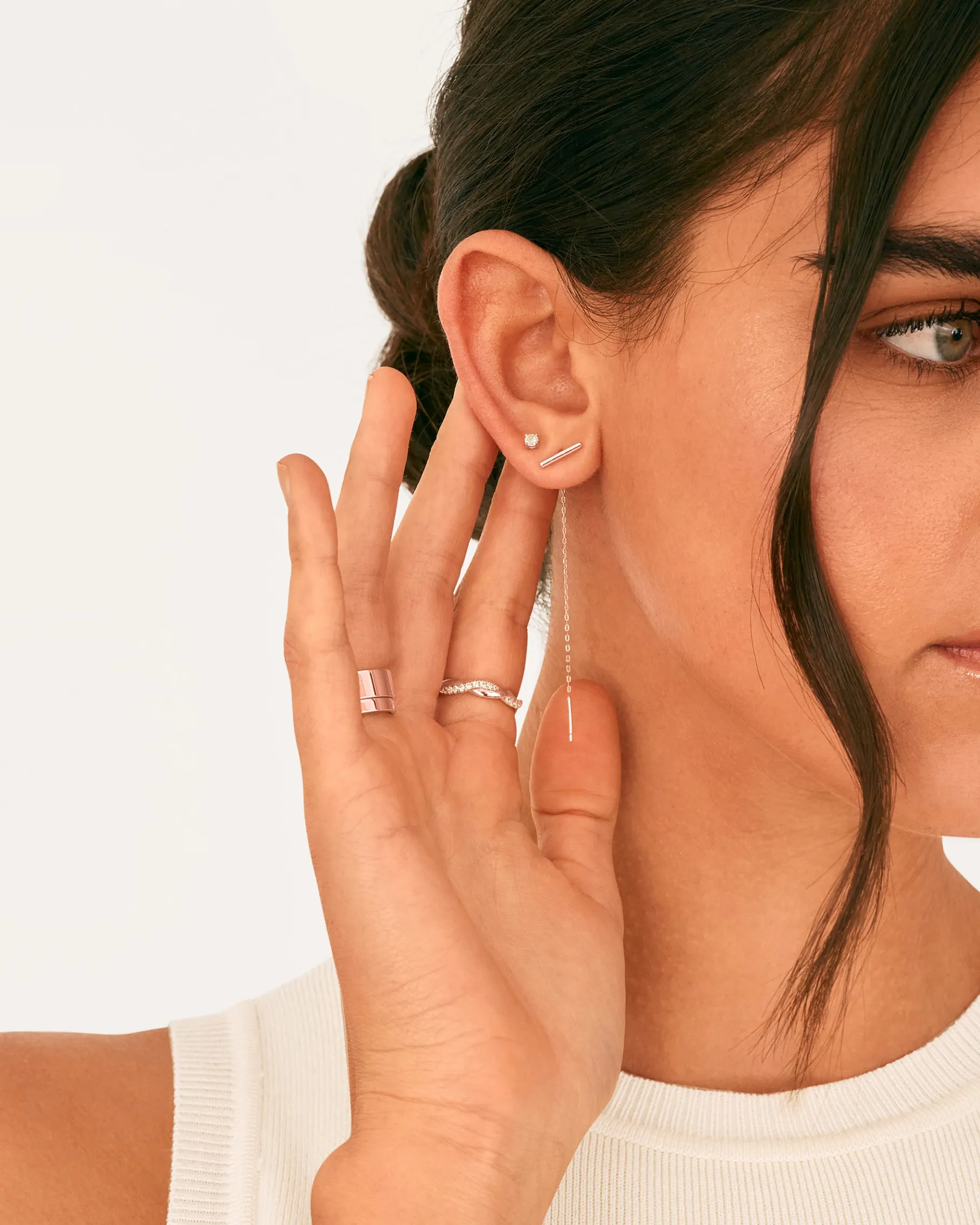 PAVOI Dangle & Threader-Ethereal Threader Earrings