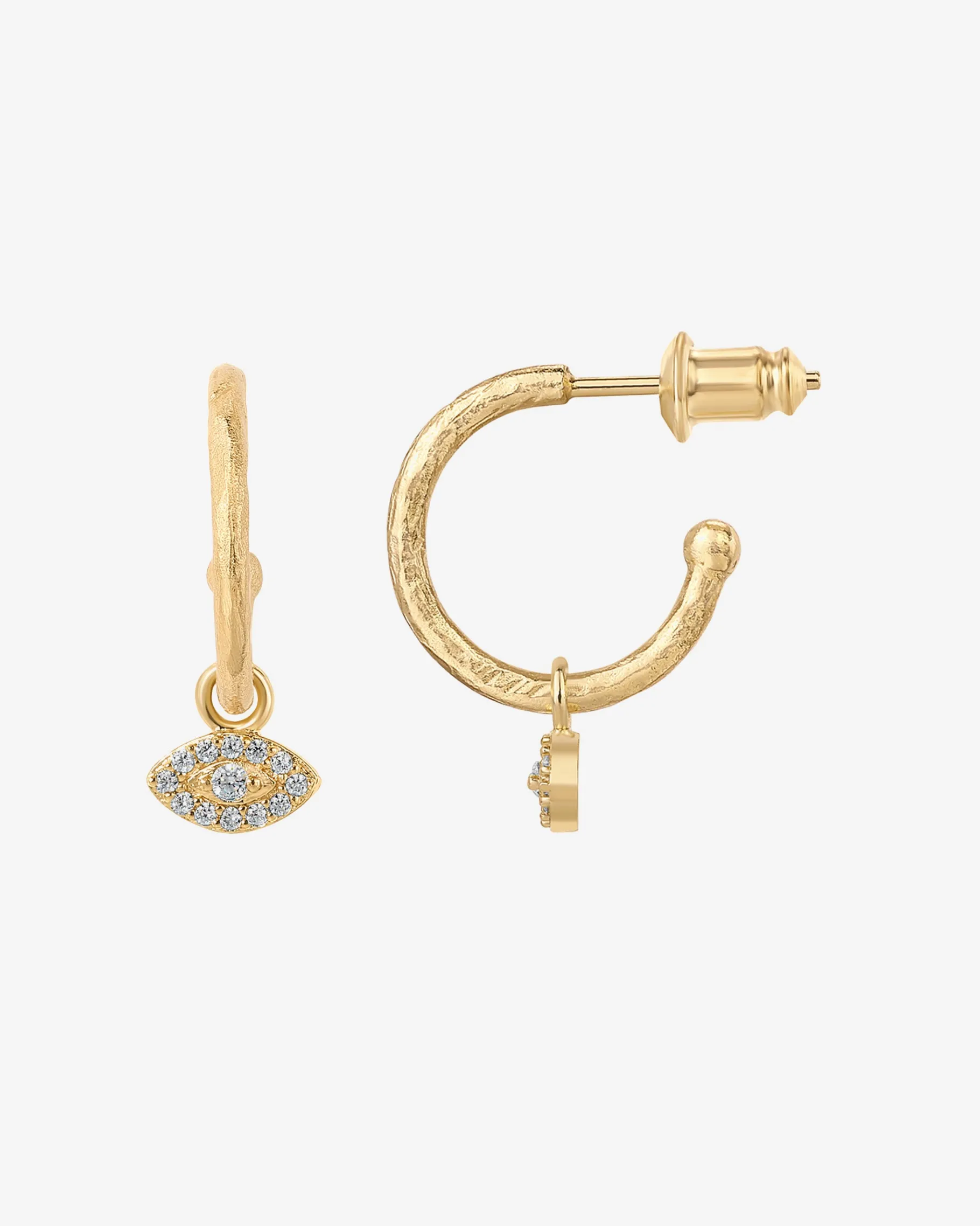 PAVOI Dangle & Threader|Hoops-Evil Eye Hoops