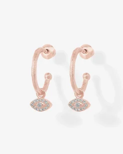PAVOI Dangle & Threader|Hoops-Evil Eye Hoops