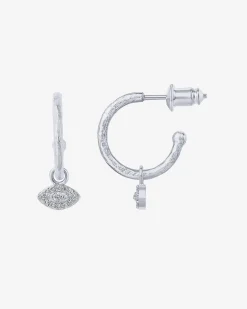 PAVOI Dangle & Threader|Hoops-Evil Eye Hoops