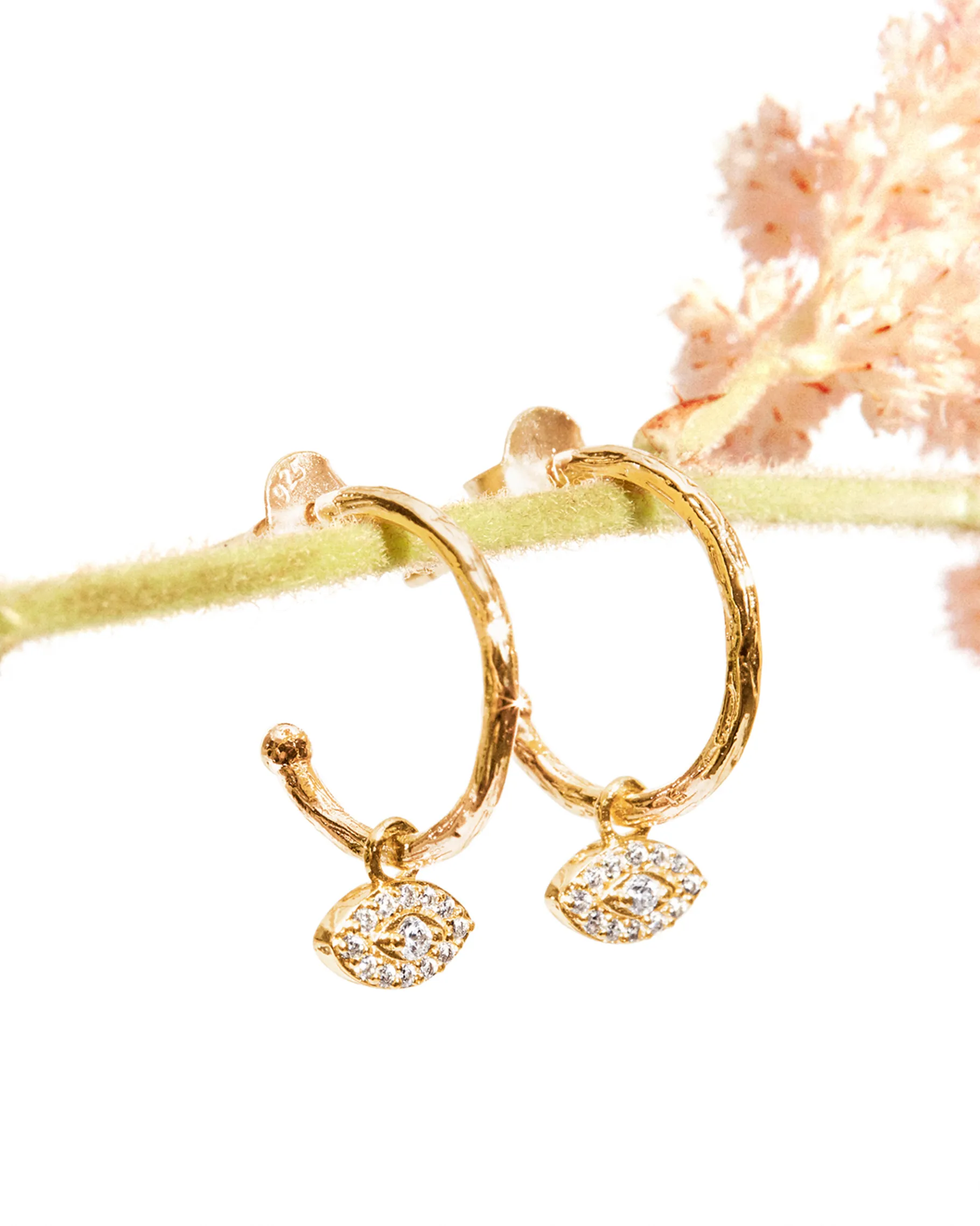 PAVOI Dangle & Threader|Hoops-Evil Eye Hoops