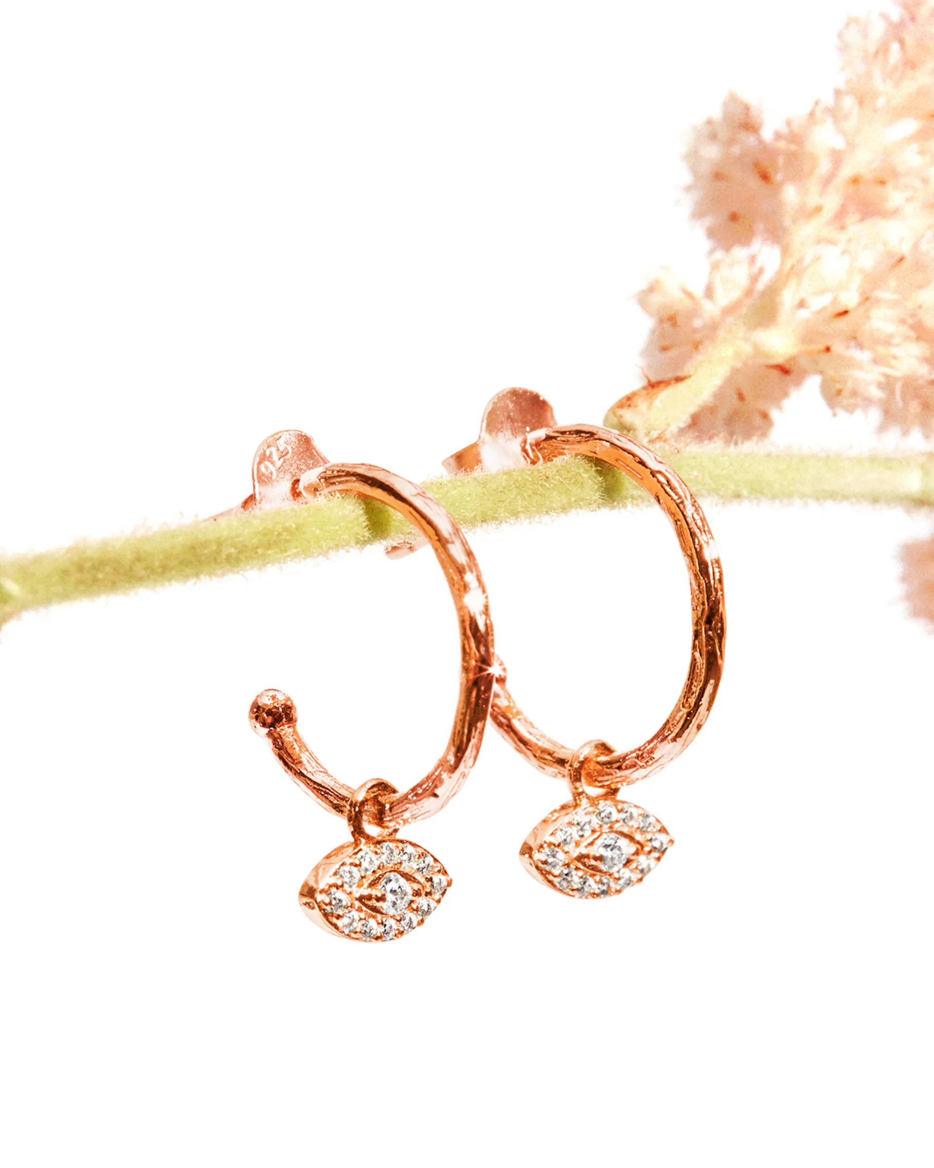 PAVOI Dangle & Threader|Hoops-Evil Eye Hoops