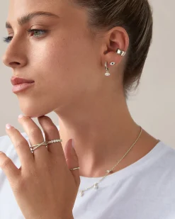 PAVOI Flat Backs|Studs-Evil Eye Screw Back Stud