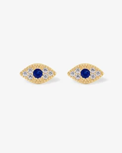 PAVOI Flat Backs|Studs-Evil Eye Screw Back Stud