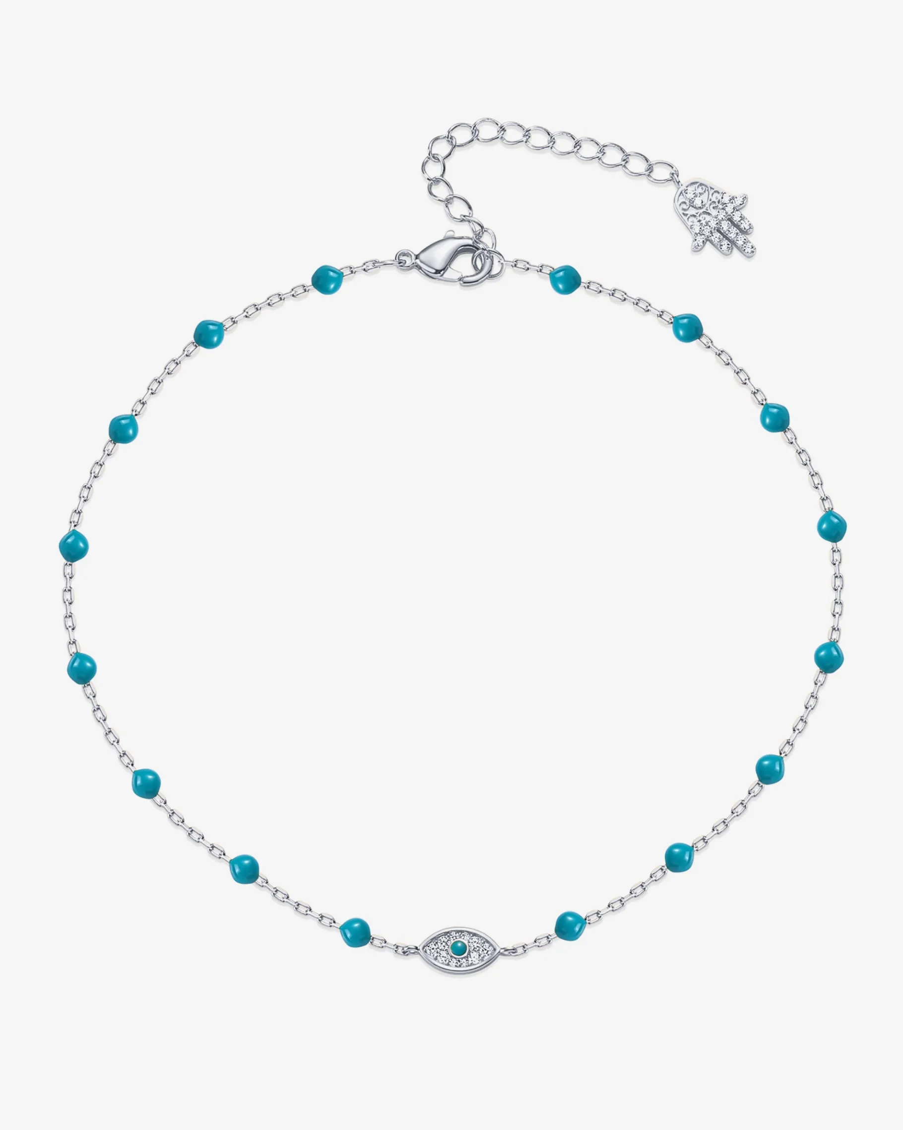 PAVOI All Anklets-Evil Eye u0026 Hamsa Anklet