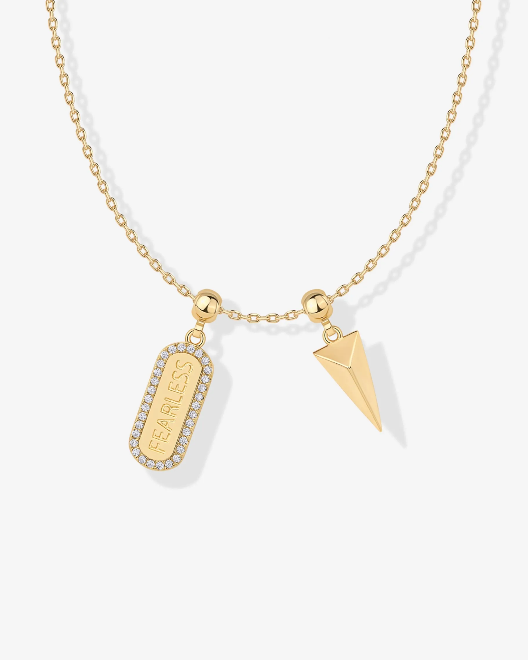 PAVOI Charms|Pendants-Fearless Mood Charm Necklace