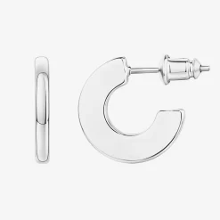 PAVOI Hoops-Flat Gold Hoops